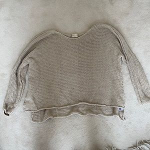 altar’d state tan summer sweater